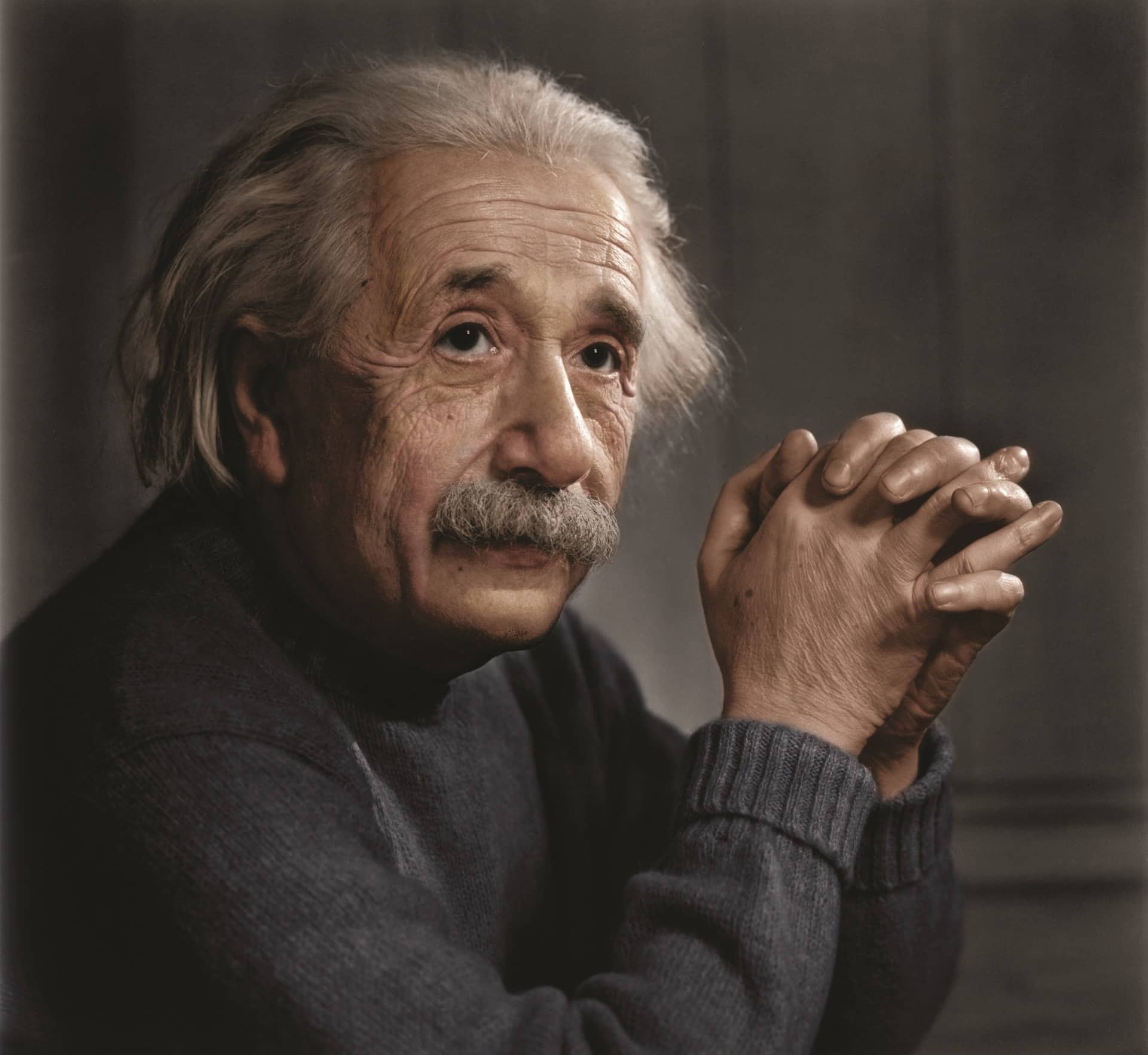 une photo d'einstein